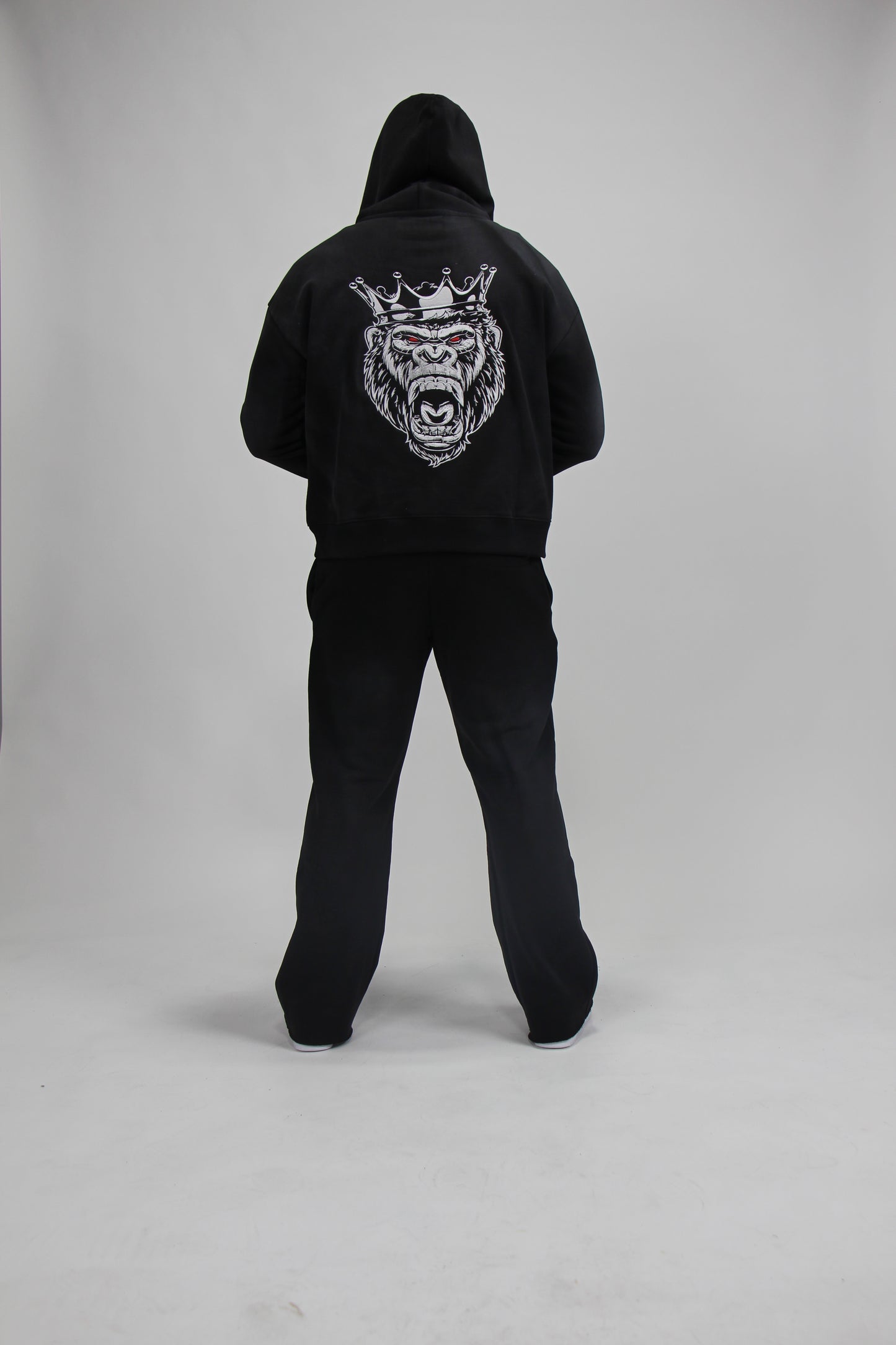 Black Stone Washed Sweatsuit