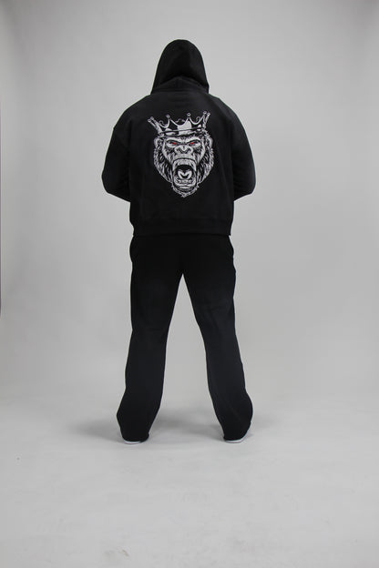 Black Stone Washed Sweatsuit