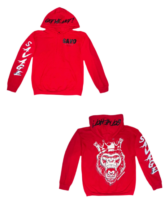 “Got Me Hot” Hoodie - Red